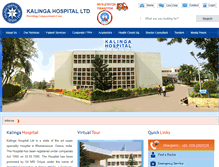 Tablet Screenshot of kalingahospital.com